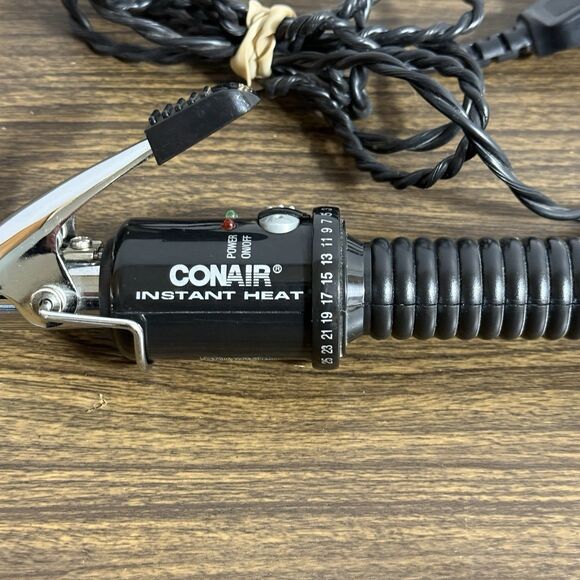 3/4" Curling Iron by Conair Instant Heat Model CD81J 25 Heat Settings + Turbo - Picture 3 of 8